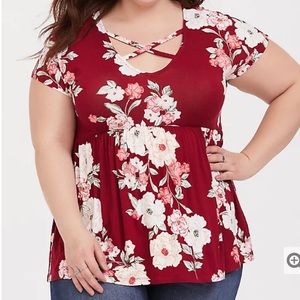 Torrid baby doll top